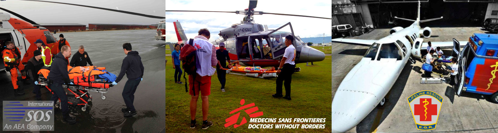 Emergency Medical Services or helicopter rescue